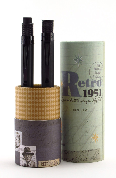 Retro 51 Rollerball & Pencil Set - Stealth